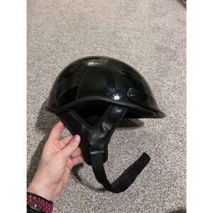 Fulmer Trooper DOT Motorcycle Helmet Black Half Shell‎ Riding Size L